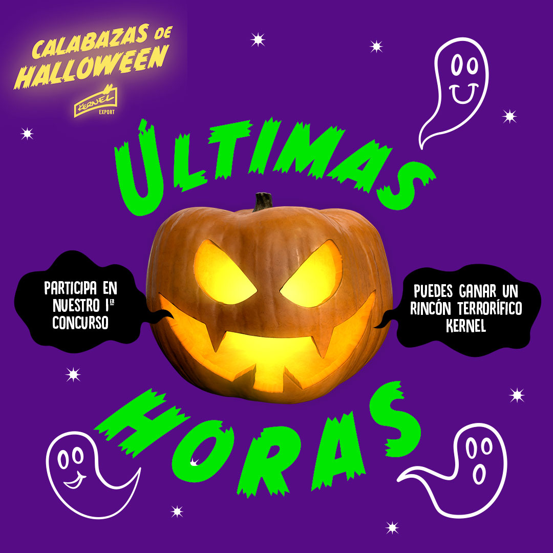 ⏰ ¡Esto SE ACABA! ⏰ ¡Últimas horas de nuestro primer SORTEAZO! 🎁 ¿Quieres ganar un Rincón Terrorífico Kernel? 🎁¡Recuerda que puedes participar en Facebook o Instagram! 👇

🎃 Facebook ➡️ bit.ly/3Mo76ew
🎃 Instagram ➡️ bit.ly/3fYSdDn