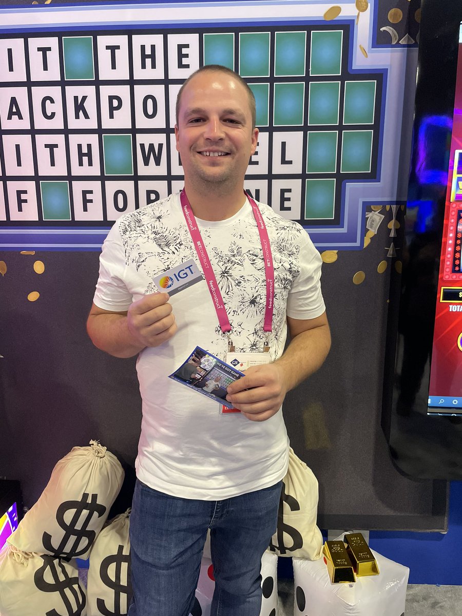 The Wheel of Fortune Jackpot Zone is OPEN! Celebrate our WAP and omnichannel products, spinning your way to exciting prizes. All participants have a chance to win a cruise from @HALcruises! Don't wait, stop by the IGT booth now! #IGTxG2E22