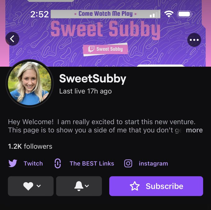 Your girl got her subscribe button today, and I&rsquo;m officially a Twitch Affiliate🎉  Thank you so much everyone