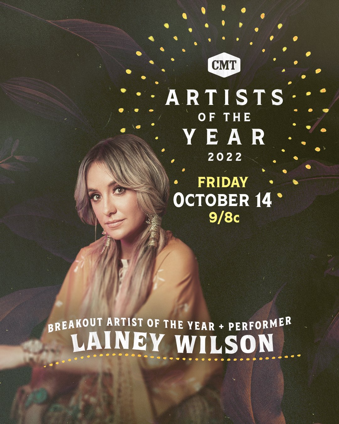 Lainey Wilson on Twitter "It’s an honor to be named CMT's breakout