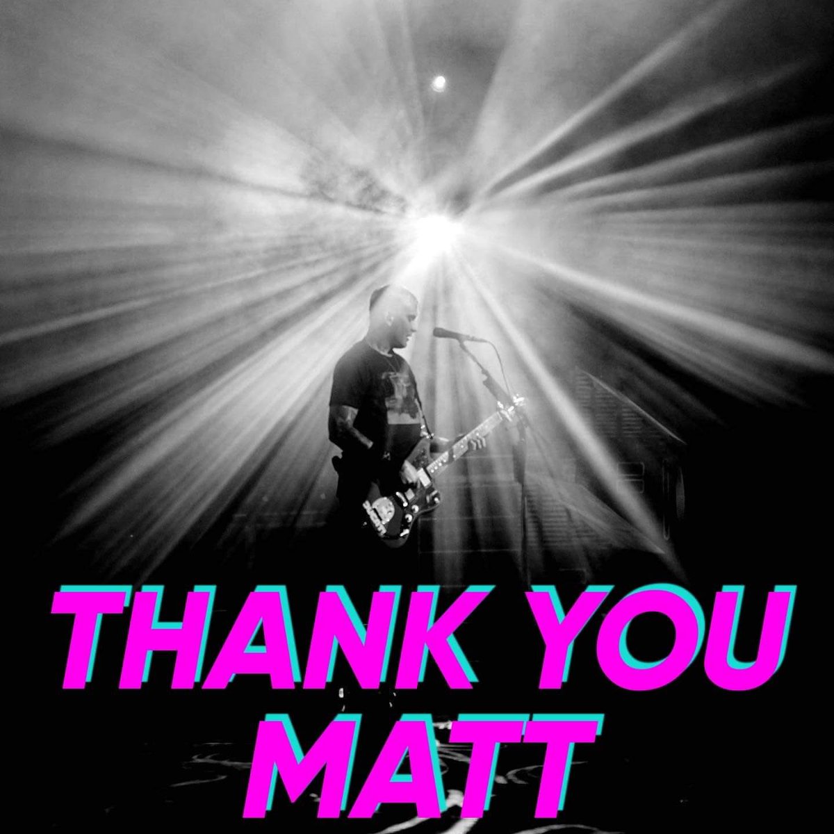 Let us take a moment to express our deepest gratitude to Matt Skiba.

Matt saved blink-182 when no one else could, gave us two records of amazing music, and proved a loyal, hard-working, lovely band member.

We shall be forever grateful to our Dark Lord.

Thank you, Matt! 🙏