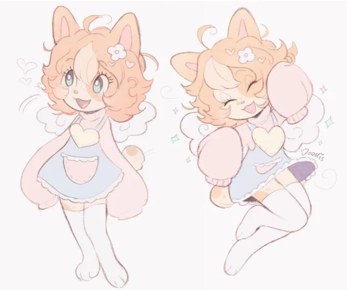 a little cat design - miette !  