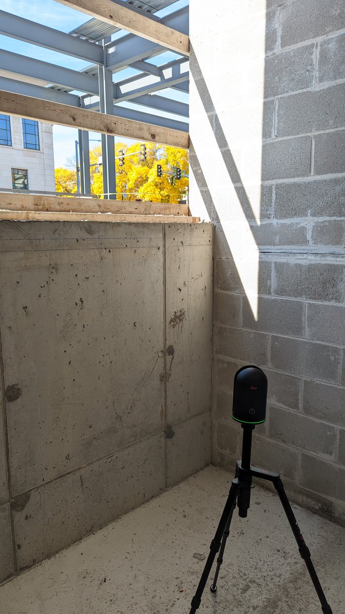 fehrgraham's tweet photo. #FehrGraham Surveyor Marc Smith helped @ScandroliCo measure elevator towers in the new @rockfordpublib. #FehrGraham is helping with environmental consulting, civil engineering, landscape architecture, survey services and more. @CityofRockford @IMEGcorp @studiogwa https://t.co/kaujMMulsx
