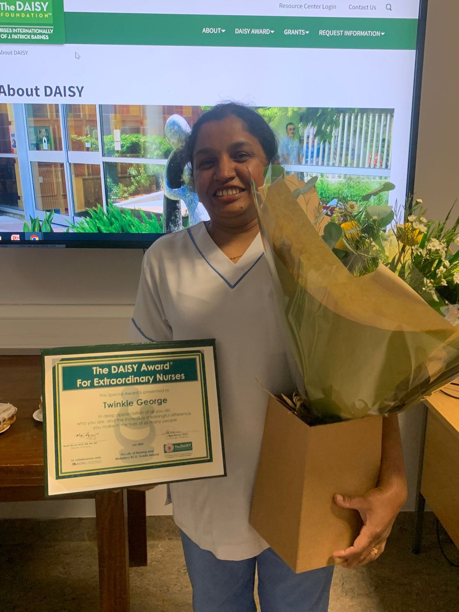 Congrats to our outstanding DAISY award winners today.
The letters of appreciation from patients continue to show the extraordinary work nurses do every day. Congrats Phebe & Twinkle on these well deserved awards - so proud of you. @daisyfoundation  @Beaumont_Dublin @CamSalcedo2