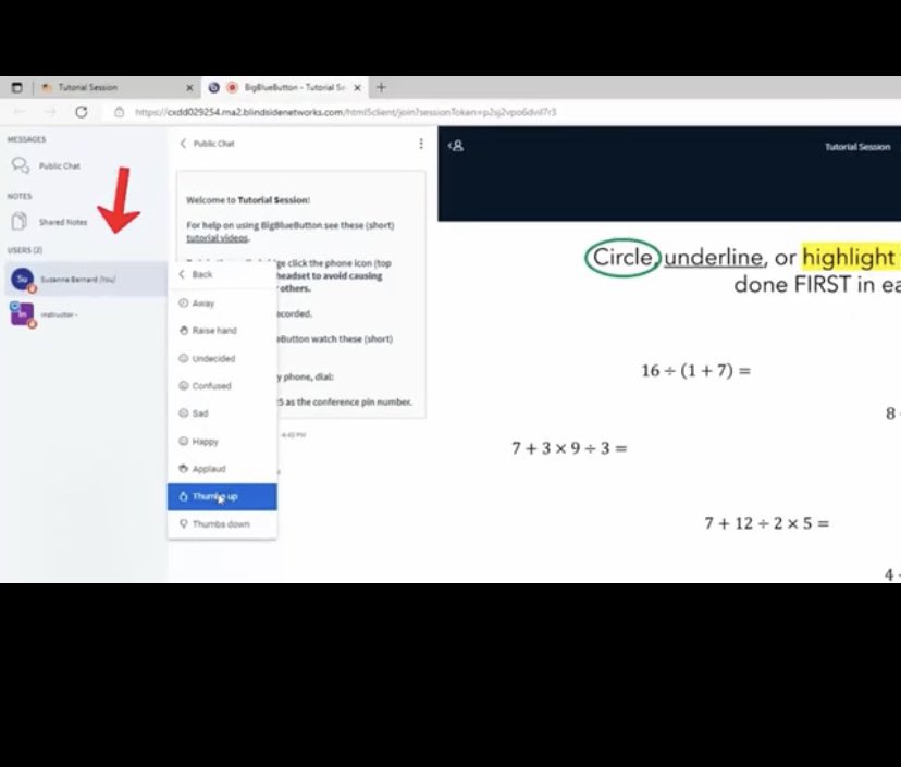 💡See how to join your <a href="/bigbluebutton/">BigBlueButton</a> online class or meeting through Moodle or a link and set up your microphone and webcam. 
Get ready to participate and interact with chat, status icons, and annotation markups!
👉🏼 bit.ly/3Ms80Xl