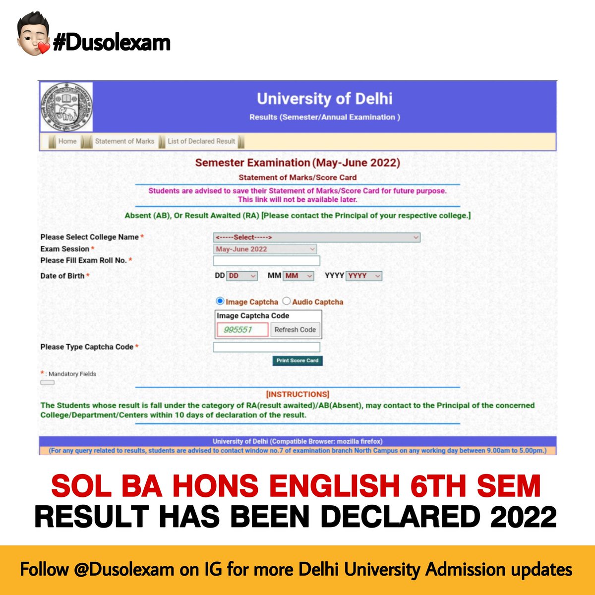 School Of Open Learning | DU tweet media