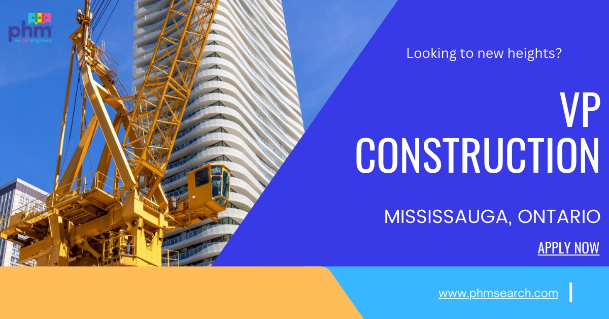 PHMSearch's tweet image. Our client, in the GTA, is looking for a VP of Construction to join their team! 

bit.ly/3CYPanT