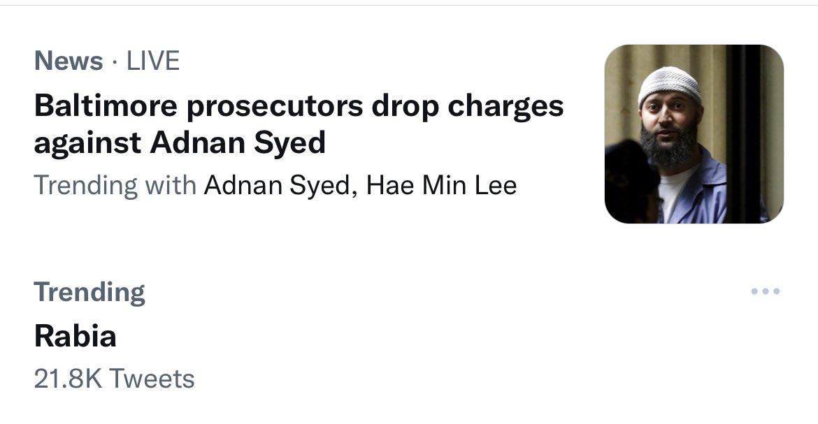 Adnan such a smartass he says to me today “man I keep thinking what’s it feel like to be Rabia Chaudry” 🤣😝