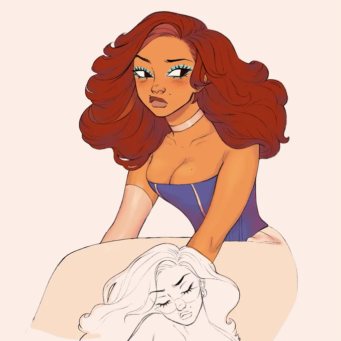 I finally caught up with my work so I can draw OCs again  