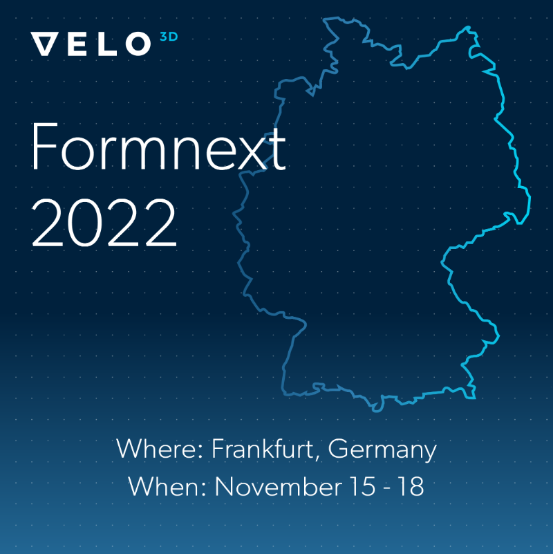 VELO3DMetal's tweet photo. We are coming to a tradeshow near you. Book a meeting today to meet with our experts and discuss your intricate design projects:
#tradeshows #MERoTIC #33BIMU #AirTec22 #Formnext #MadeforSpace