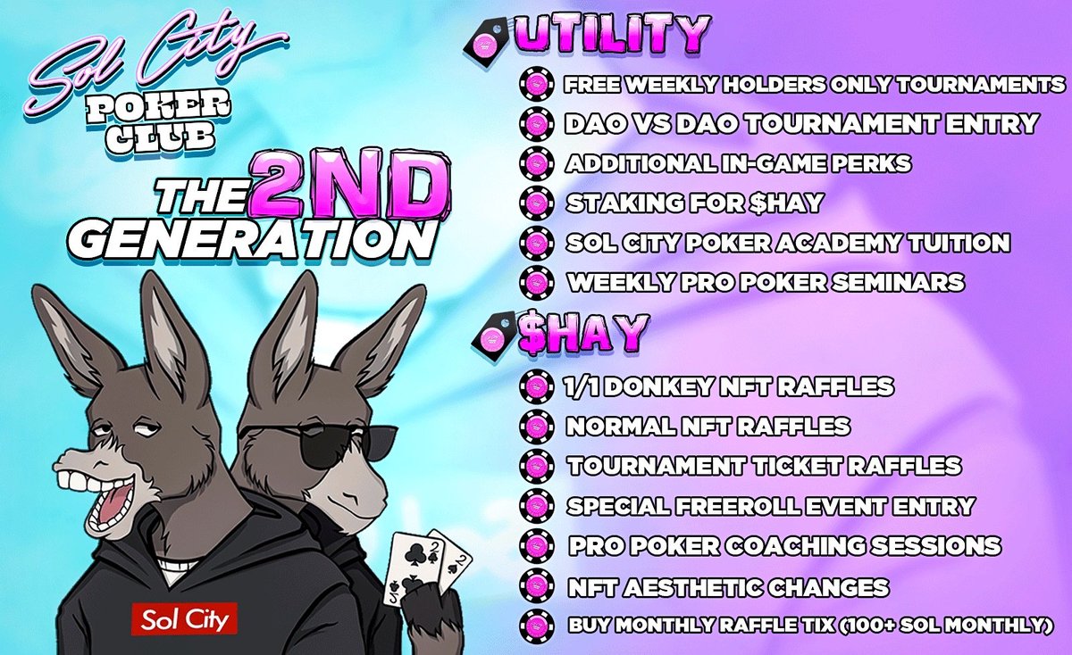 The Second Generation is coming...

Don't fade us...

Join our discord to learn more! 👇
tr.ee/QlhRigjYQA

#cryptopoker #poker #pokeronline