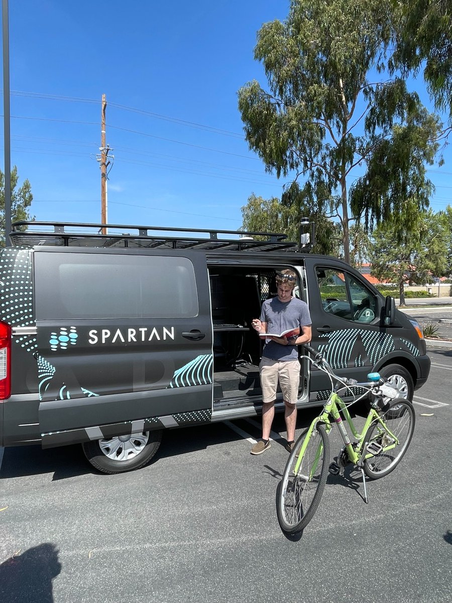 SpartanRadar's tweet image. The Spartan team is dedicated to improving safety for vulnerable road users.
Here, Spartan engineers are using our test van to ensure VRU detection in different scenarios, such as bicyclists in a blind spot and pedestrians hidden behind a sign.
