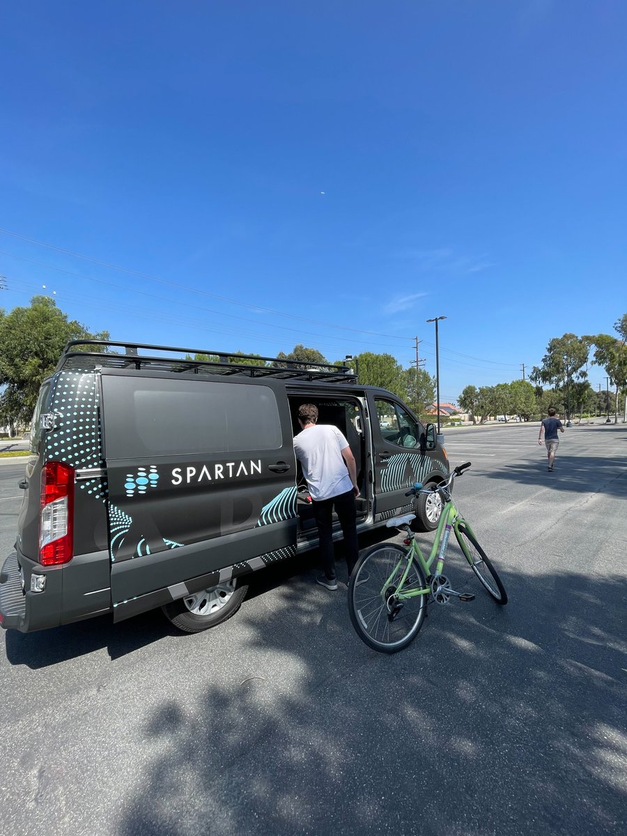 SpartanRadar's tweet image. The Spartan team is dedicated to improving safety for vulnerable road users.
Here, Spartan engineers are using our test van to ensure VRU detection in different scenarios, such as bicyclists in a blind spot and pedestrians hidden behind a sign.