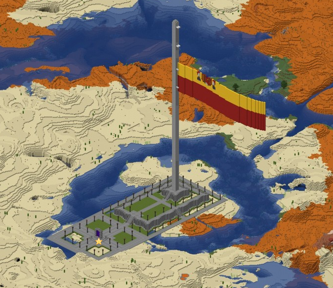 Adrianito4747yt's tweet photo. 50% terminado
🇪🇸🔥❤️💛❤️
El escudo es mas complicado, tiene muchos bloques diferentes XD
#Espana #Minecraft #survival #MinecraftServer #minecraftsurvival #flag #minecraftflag #spainflag #banderaespaña #minecraftbandera #Bandera #Spain #megaproyecto #epicbuilds #Minecraftbuild https://t.co/kAEliq6qg2