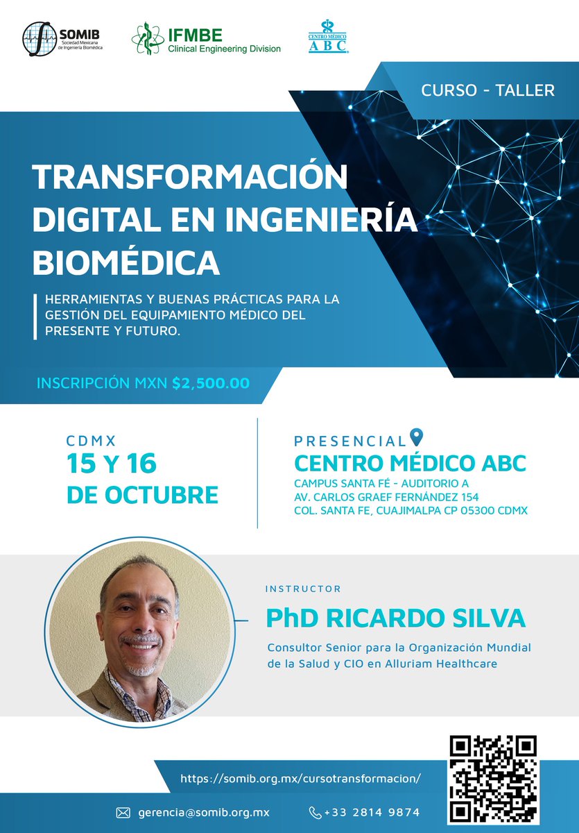 somibmx's tweet photo. Ciudad de México - 15 y 16 de Octubre del 2022
Modalidad Presencial
Centro Médico ABC Campus Santa Fe
Sitio oficial: https://t.co/AdAatIHOLk  

Monterrey – 19 y 20 de Octubre del 2022
Modalidad Presencial y Virtual
Universidad de Monterrey
Sitio oficial: https://t.co/kjYakHwKux https://t.co/YTgOha77Xk