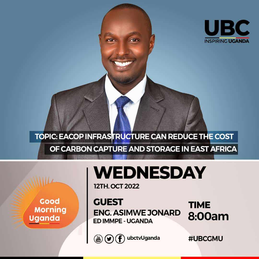 EngJonard's tweet photo. Tune in tomorrow @ubctvuganda where I will be discussing how the EACOP infrastructure can reduce the cost of carbon capture and storage in East Africa. https://t.co/3MXEA24iVv