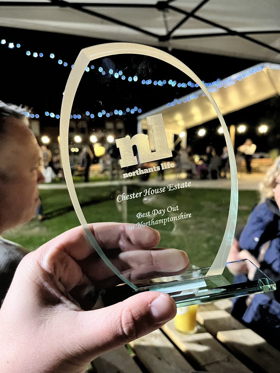 Celebrating our amazing <a href="/NorthantsLife/">Northants Life</a> award for ‘Best Day out in Northamptonshire’ with the <a href="/ChesterHouse_UK/">The Chester House Estate</a> team! 

Thanks to all those who voted for us!
<a href="/NNorthantsC/">North Northamptonshire Council</a> #DreamTeam