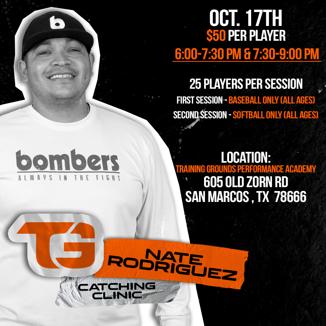 Training Grounds Performance Academy (@tgp_academy) on Twitter photo ICYMI: Don't miss out on Coach Nate Rodriguez catching Clinic!
<a href="/nrod935/">Nathan Rodriguez</a>
🔗bit.ly/3SPGiWW
.
.
.
#TGPA #traininggroundsperformanceacademy #sports #sportscomplex ICYMI: Don't miss out on Coach Nate Rodriguez catching Clinic!
<a href="/nrod935/">Nathan Rodriguez</a>
🔗bit.ly/3SPGiWW
.
.
.
#TGPA #traininggroundsperformanceacademy #sports #sportscomplex