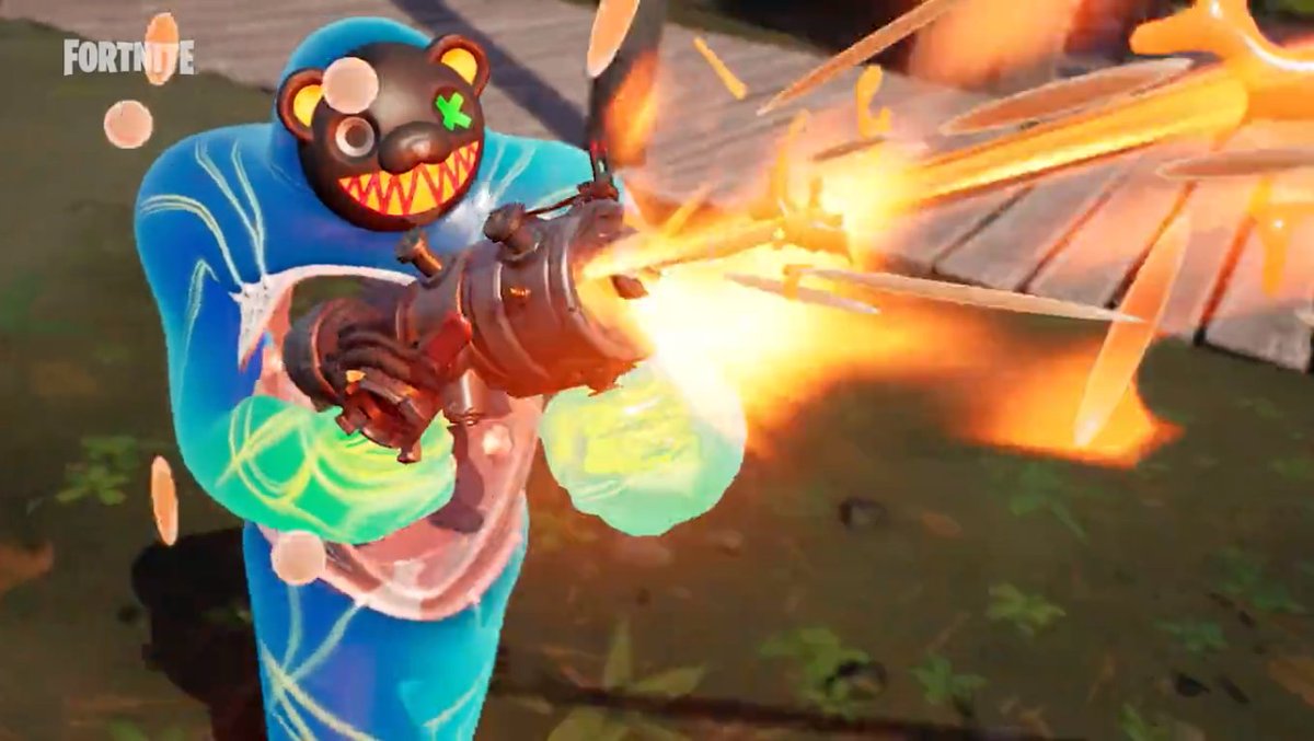 FortPs4France's tweet photo. Éteignez les structures (ou vos ennemis) puis reculez pour des résultats explosifs 💥

Essayez le pistolet explosif Goo maintenant ! @ShiinaBR  @FortniteFR @FortniteStatus https://t.co/rLHPXxIdhZ