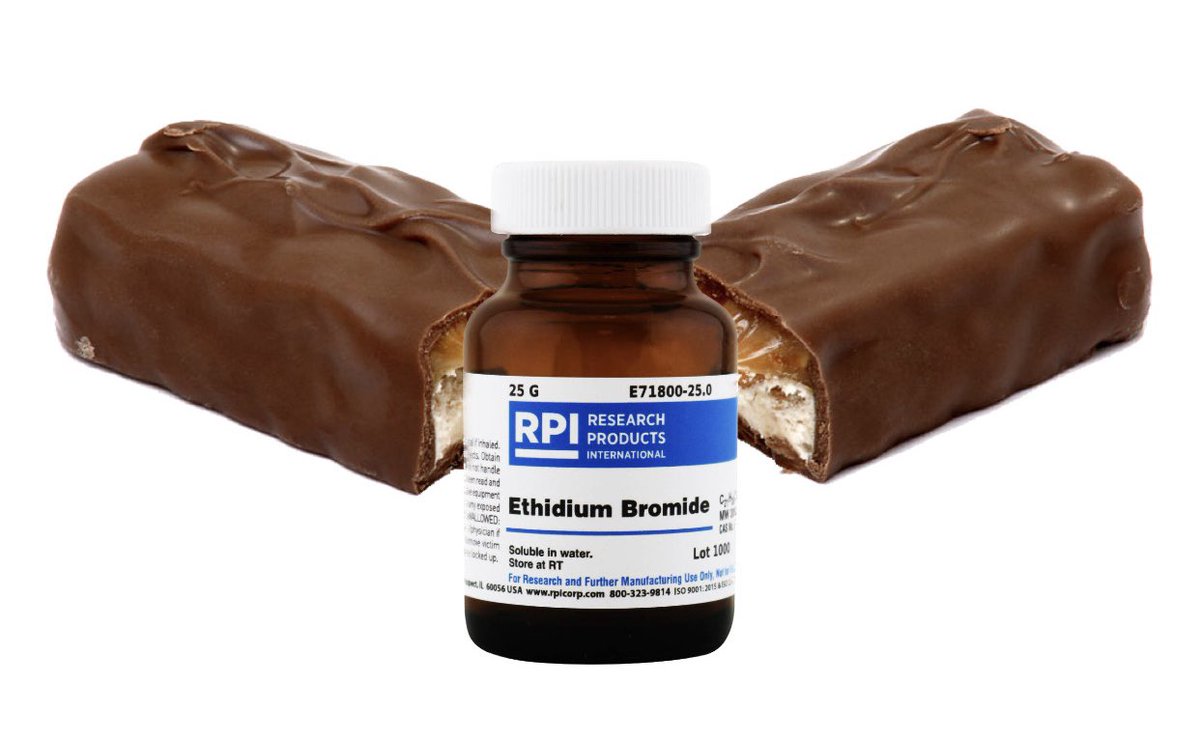 be sure to check your kid's halloween candy everyone. last year, my little sister found a bottle of ethidium bromide inside her snickers bar