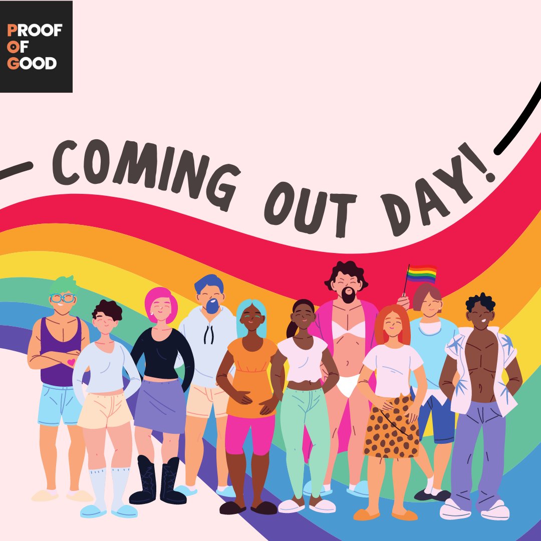 #NationalComingOutDay !!! To all those in the LGBTQIA community, we see you, we respect you, and we here are here to support you! Never be afraid to be your true selves!