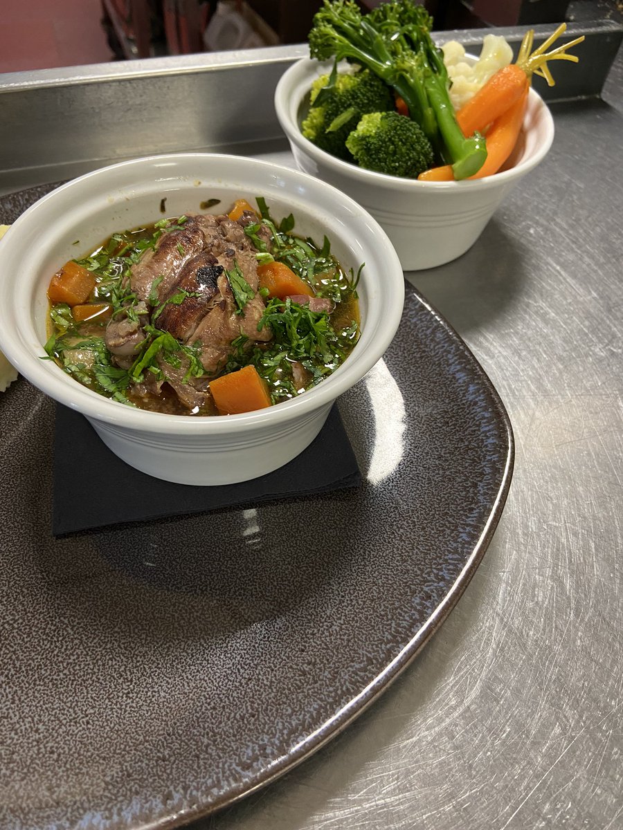 Rabbit and smoke bacon <a href="/RosscarberyReci/">Avril Allshire-Howe</a> stew! On specials this evening <a href="/CelticRossHotel/">Celtic Ross Hotel</a> why not?
