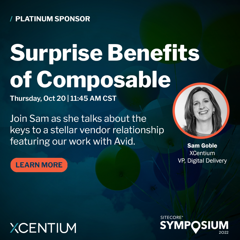 Happening next week! Join us for our various sessions at #SitecoreSYM and connect with us at our booth #627. Learn more hubs.ly/Q01nc5R10