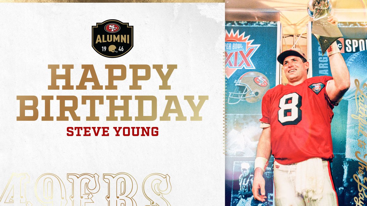Happy birthday <a href="/SteveYoungQB/">Steve Young</a>! 🎉