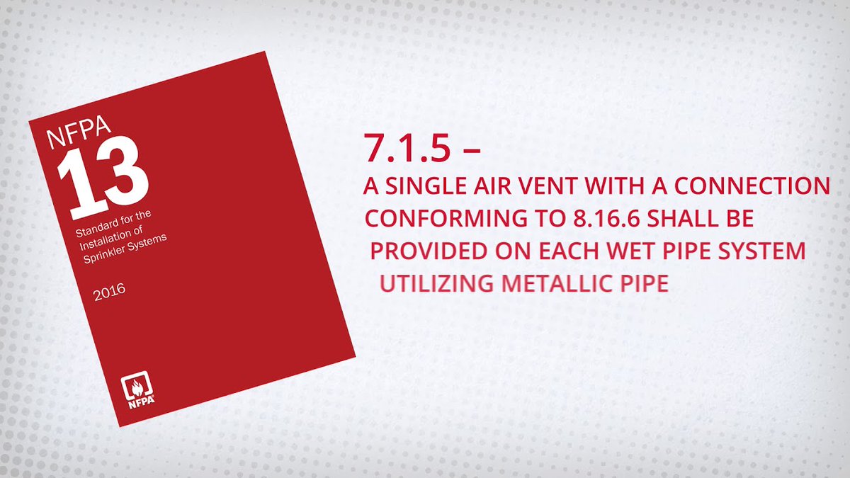 What is Air Venting and how could it potentially save your fire sprinkler system from the devastating effects of corrosion?

Watch this video to see how! 
 youtu.be/mMwqenYomWw