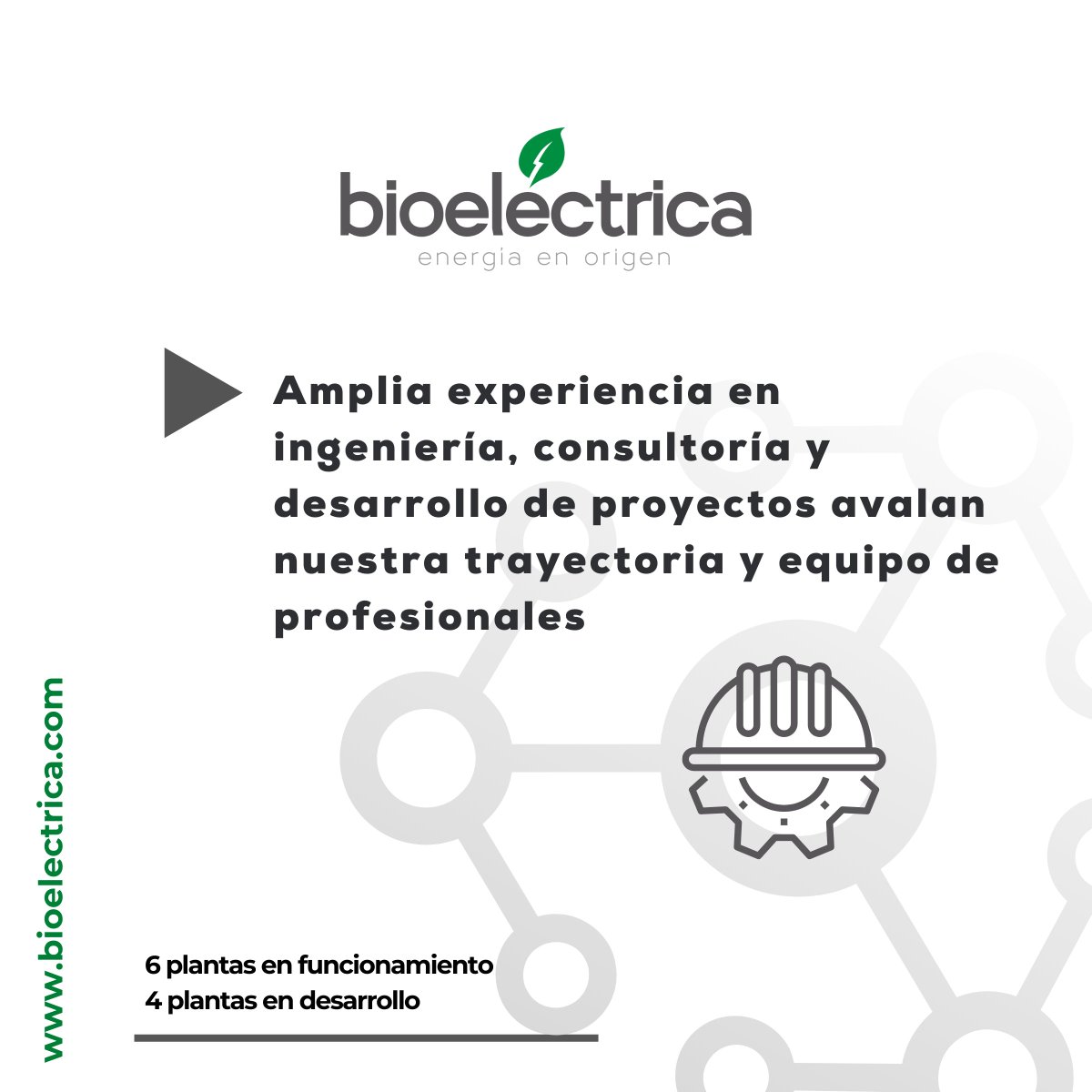 🗒️Nuestro objetivo es asesorarte para brindarte una solución integral en el desarrollo y construcción de plantas de biogás, acompañándote desde el desarrollo de la idea hasta la operatividad de las mismas.
📧No dudes en contactarnos / info@bioelectrica.com
#bioeléctrica #biogás