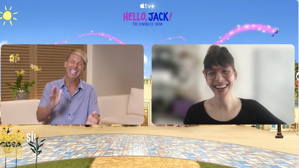 lacosacine's tweet photo. Ya pueden ver la entrevista hermosa que nuestra @luagosta le hizo a #JackMcbrayer (Kenneth en 30 Rock) por el estreno de la segunda temporada de #HelloJack en @AppleTVPlus, un especial para chicos en donde les enseña a difundir generosidad.
https://t.co/Jb58VMFIdD https://t.co/GsZG0KbzOn