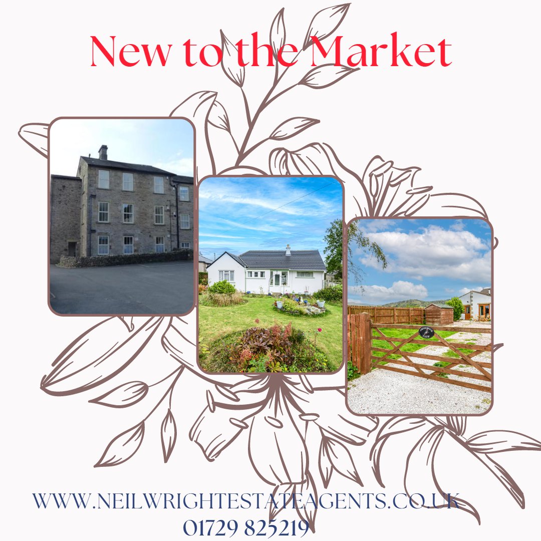 3 New properties added visit neilwrightestateagents.co.uk for more details