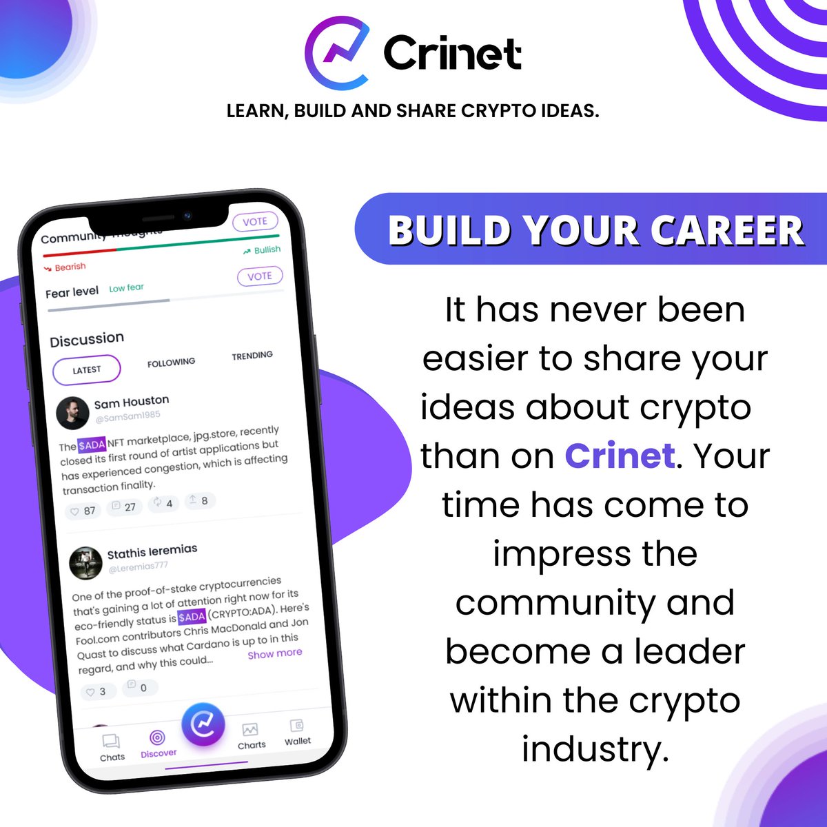 crinet_io's tweet photo. Crinet is coming to bring innovation on the crypto space, but is also a big opportunity for yourself 😎
#Crinetiscoming https://t.co/Jcv0YZ4hw5