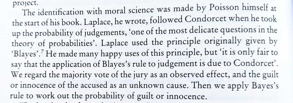 TIL that Poisson misspelled Rev. Thomas Bayes' name throughout his work in the 1830s