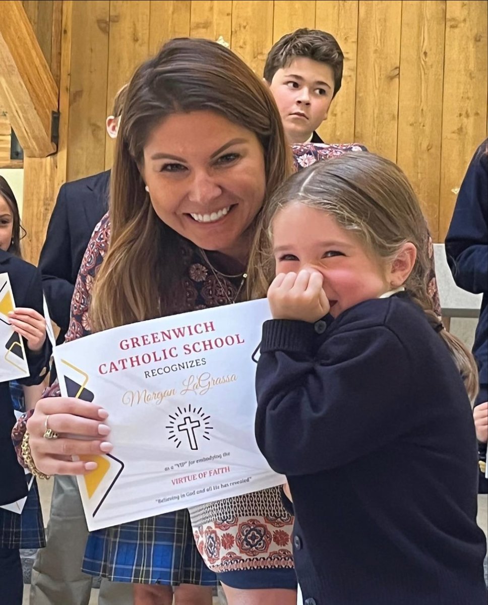 Catholic Schools BPT (@cathschoolsdob) on Twitter photo This student at <a href="/gcsct/">Greenwich Catholic</a> can barely contain her excitement after being recognized for the Virtue of the Month, #Faith! 💙❤️💛 <a href="/Diobpt/">Diocese of Bridgeport</a> <a href="/BptSup/">Bpt Superintendent</a> <a href="/CathStandard/">Catholic Standard</a> <a href="/NCEATALK/">NCEA</a> @CathSchoolNews <a href="/RebeccaSteck2/">Rebecca Steck</a> This student at <a href="/gcsct/">Greenwich Catholic</a> can barely contain her excitement after being recognized for the Virtue of the Month, #Faith! 💙❤️💛 <a href="/Diobpt/">Diocese of Bridgeport</a> <a href="/BptSup/">Bpt Superintendent</a> <a href="/CathStandard/">Catholic Standard</a> <a href="/NCEATALK/">NCEA</a> @CathSchoolNews <a href="/RebeccaSteck2/">Rebecca Steck</a>