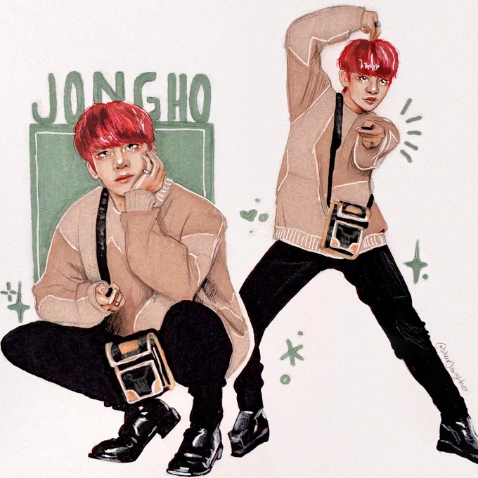 - JONGHO BDAY BASH !!!! AllRounder Jongho Day#GoldenVoiceJonghoDay#아기햇살_막둥이종호_생일축하해#ATEEZfanart #ATEEZ #JONGHO #종호 