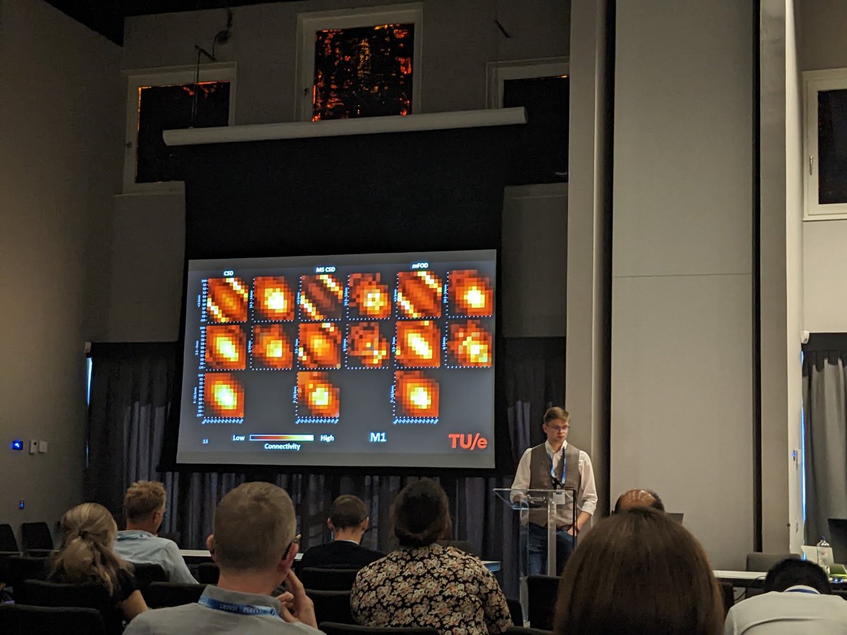 Followed by proffered talks by Hossein Rafipoor on generating a fixel template via hierarchal modelling of crossing fibres, Andrey Zhylka on CSD in cortical grey matter and Ilaria Gabusi on the utilisation of blurred streamlines. Another round of excellent talks!