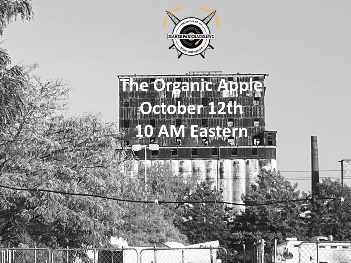 The Organic Apple brings you the music of independent artists with connections to NYC,  including <a href="/thebobbylees/">thebobbylees</a> <a href="/SchizophonicsSD/">The Schizophonics</a> @MADDADDYBAND <a href="/dreeleer/">dreeleer</a> <a href="/orangotheband/">orango</a> <a href="/sunvoyager_rock/">Sun Voyager</a> <a href="/freedomhawkband/">Freedom Hawk</a> <a href="/TheTazers/">The Tazers</a> <a href="/Sun_Mahshene/">Sun Mahshene</a> <a href="/AcidMagus/">Acid Magus</a> plus much more!

Only on <a href="/MakerParkRadio/">MakerParkRadio</a>