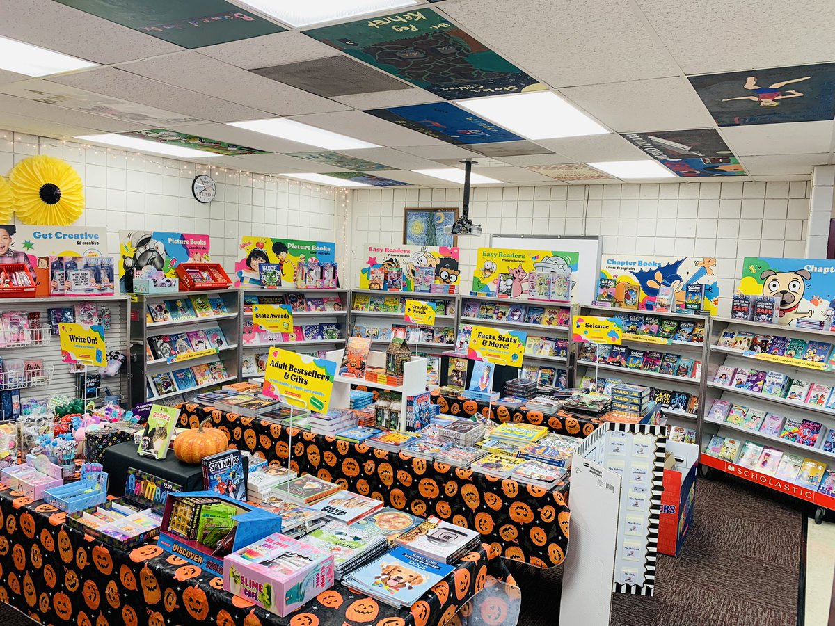 The RMS Book Fair is open! It will run Oct. 10-20 and is open during the school day from 8:00-3:30 p.m. and on parent/teacher conferences from 4:00-7:00 p.m. Come see all our wonderful books!