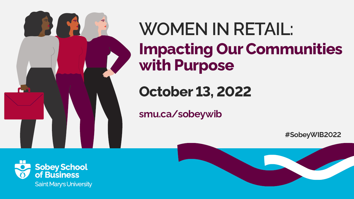 Tara Wickwire (@twickwire) on Twitter photo Looking forward to a series of great discussions at this year's Women in Business Event 2022 at <a href="/SobeySchool_SMU/">Sobey School of Business @ Saint Mary’s University</a> on October 13th, 9am-3pm. This year's theme is Impacting Our Communities with Purpose with the focus on Women in Retail. Hope to see you there. smu.ca/sobeywib/ Looking forward to a series of great discussions at this year's Women in Business Event 2022 at <a href="/SobeySchool_SMU/">Sobey School of Business @ Saint Mary’s University</a> on October 13th, 9am-3pm. This year's theme is Impacting Our Communities with Purpose with the focus on Women in Retail. Hope to see you there. smu.ca/sobeywib/