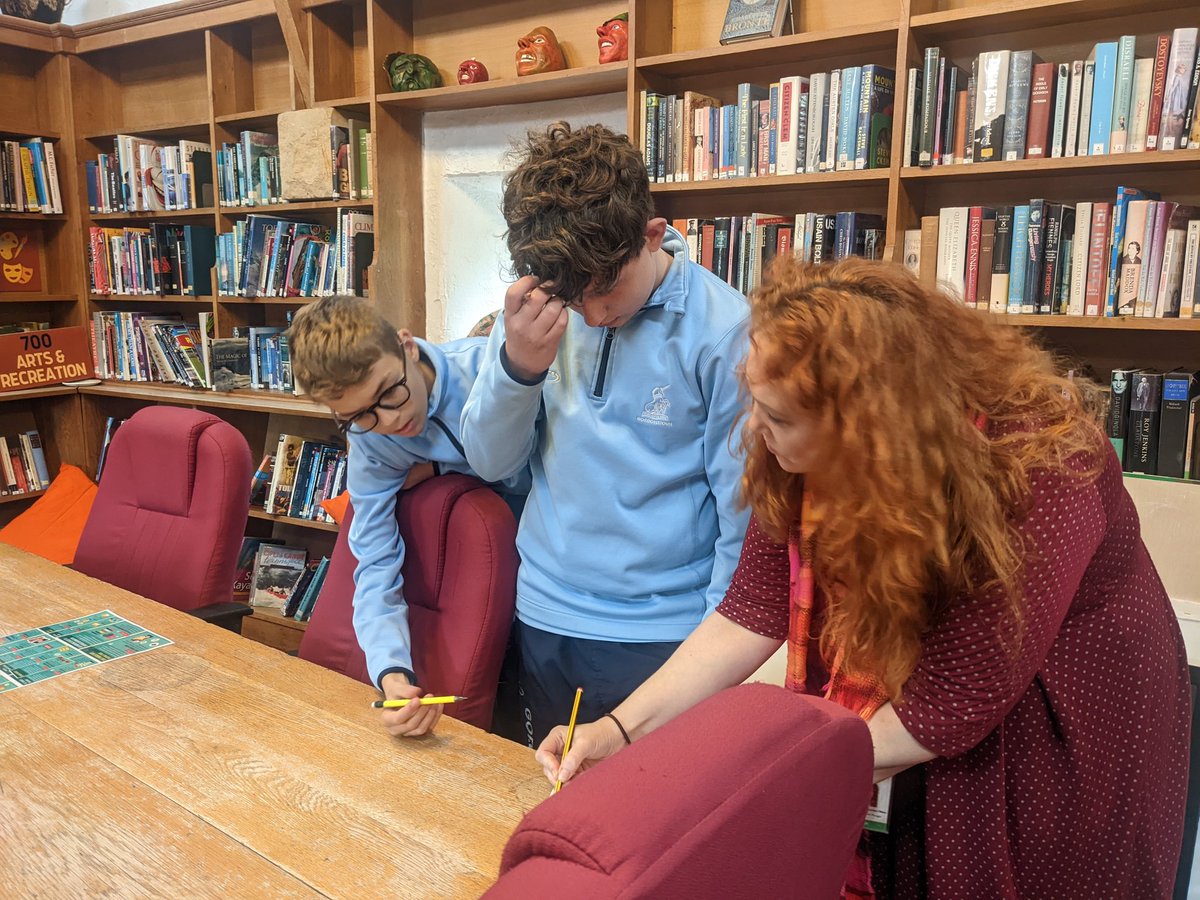 GordonstounPrep's tweet photo. Year 8 enjoyed their time in the Roundsquare Library this morning @gstounjunior #timeforreading #relaxingspaces #quiettime https://t.co/v36GkGhBtv