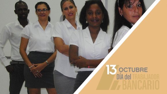 📌 Nosotros, los #BancariosCubanos
#SomosLaBancaHacemosNacion
#13DeOctubreDiaDelTrabajadorBancario
<a href="/marta_wilson/">Marta Wilson González</a> <a href="/AlinoKaterine/">Katy</a> <a href="/RosaCantillo8/">Rosa C.</a> @GarridoYaisel <a href="/maxsilence/">Ian Pedro Carbonell</a> <a href="/leyditaesther/">leyda esther</a>