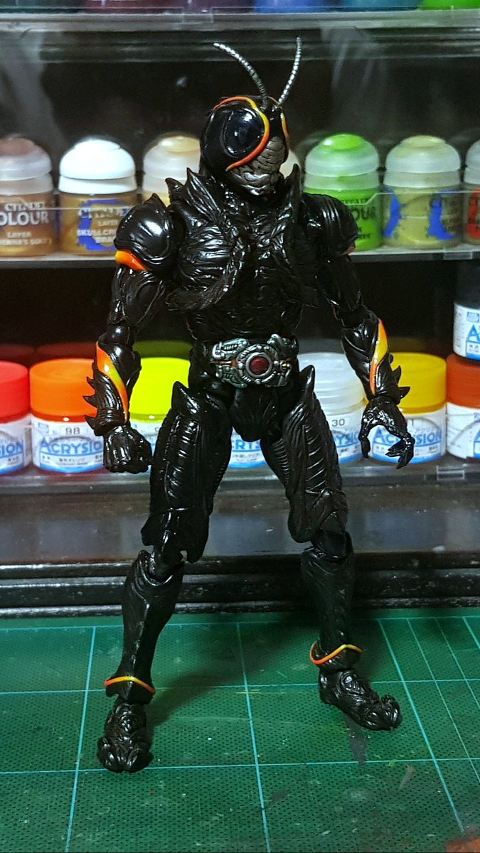 CustomMadmon's tweet photo. Finised...BLACKSUN S.I.C. custom
#sic #KamenRider #kamenriderblack #kamenriderblacksun #仮面ライダーBLACKSUN #仮面ライダー https://t.co/voCpUiaPWW