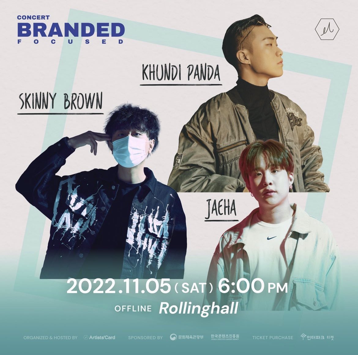 JAEHA will be performing along side Khundi Panda and Skinny Brown on 5th November Saturday 6PM (Concert Branded Focused)