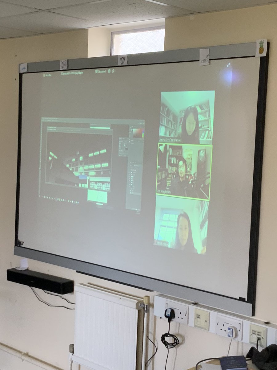RHSBTechnology's tweet photo. Such a fantastic opportunity for our Year 10 Creative Imedia class to be part of a live webinar by the Korean Graphic Illustrator Jongbeom on how he creates his webtoons #GirlsInSTEM #GraphicsDesign @RoyalHighBath @V_and_A https://t.co/f9rupEiIYg