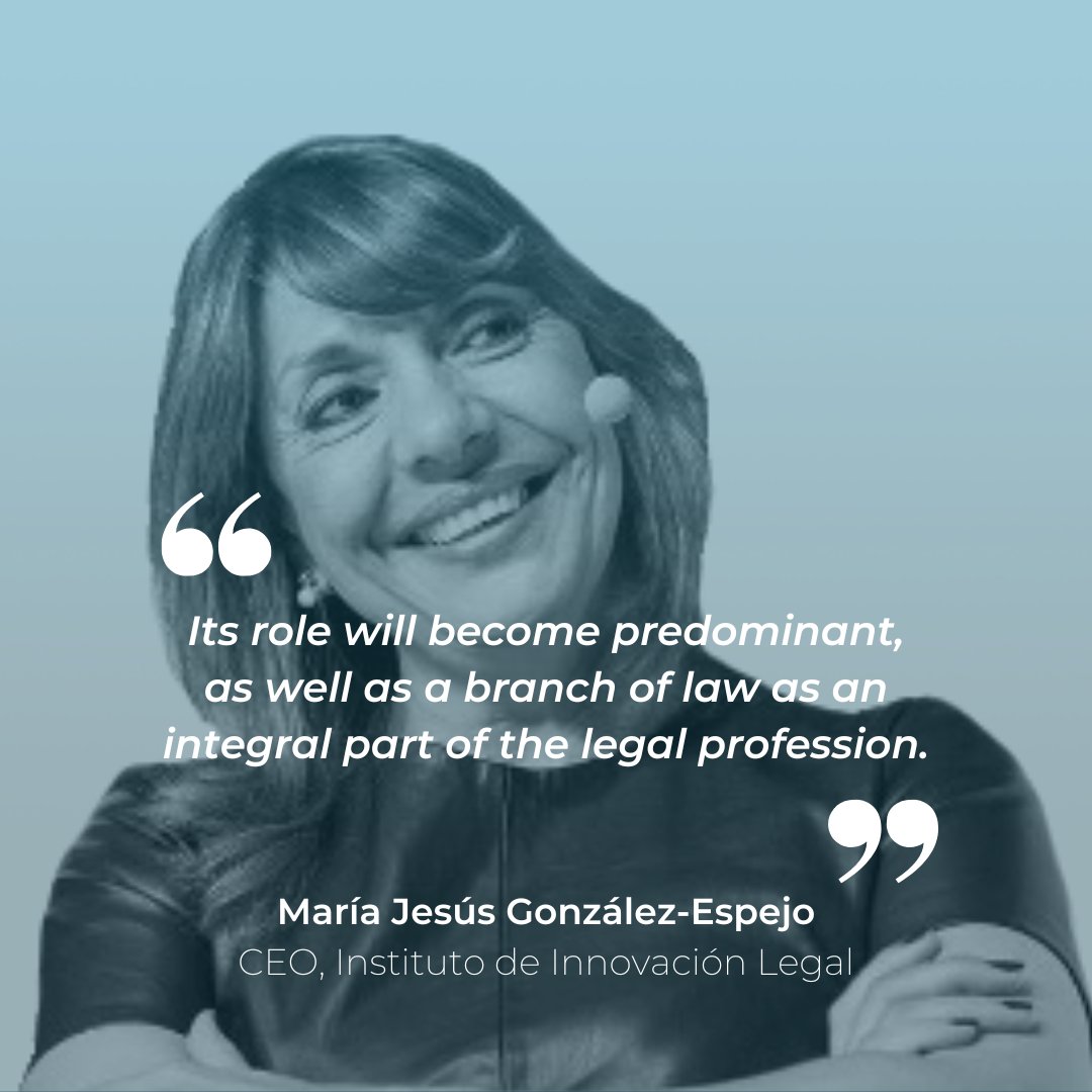 Glegaltechhub's tweet photo. ๐ฃ According to Marรญa Jesรบs Gonzรกlez-Espejo, CEO of @legalinnovatio, the role of legaltech will become predominant as well as a branch of law as an integral part of the legal profession.
What do you think? ๐ค
#GLTHpartners #DigitalTransformation #Legaltech https://t.co/Nvz3LetPMa