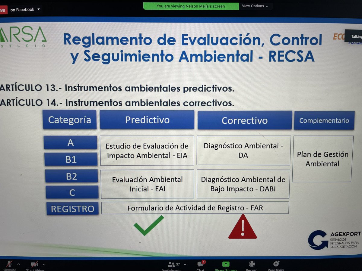 Es importante que toda empresa o tipo de negocio cuente con una Licencia Ambiental según el tamaño de su proyecto. <a href="/SiexDeAgexport/">@SIEXdeAGEXPORT</a>