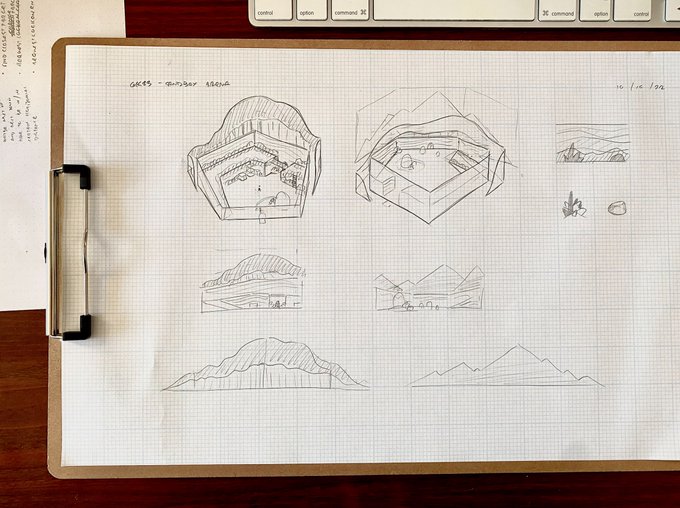 A little test concept for a small area. 