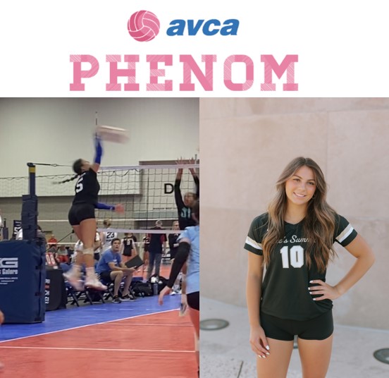 Thank you <a href="/AVCAPhenom/">Phenom</a> and <a href="/AVCAVolleyball/">AVCA</a> for naming me to the 2022 AVCA Phenom Watchlist!  This would not be possible without the support of my coaches and teammates!  I can’t wait to compete with so many talented athletes at the AVCA Phenom College Prep Showcase in December.