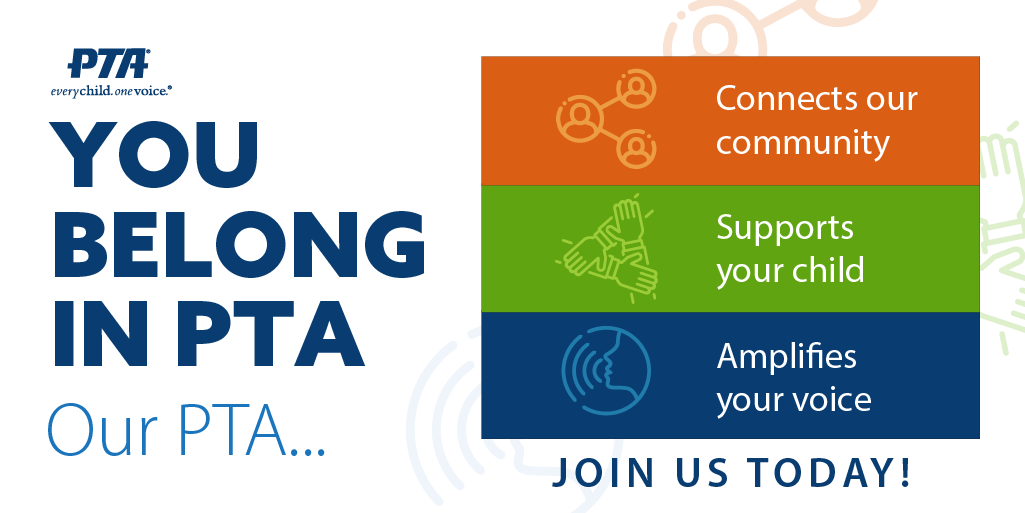 VirginiaPTA's tweet photo. By joining your school's PTA, you are helping to support your child, your school, and your community. Join Your Local PTA today!
#AllInForVAPTA #AllofTheAbove #PTAStrengthensCommunity https://t.co/p8phNGXPzo
